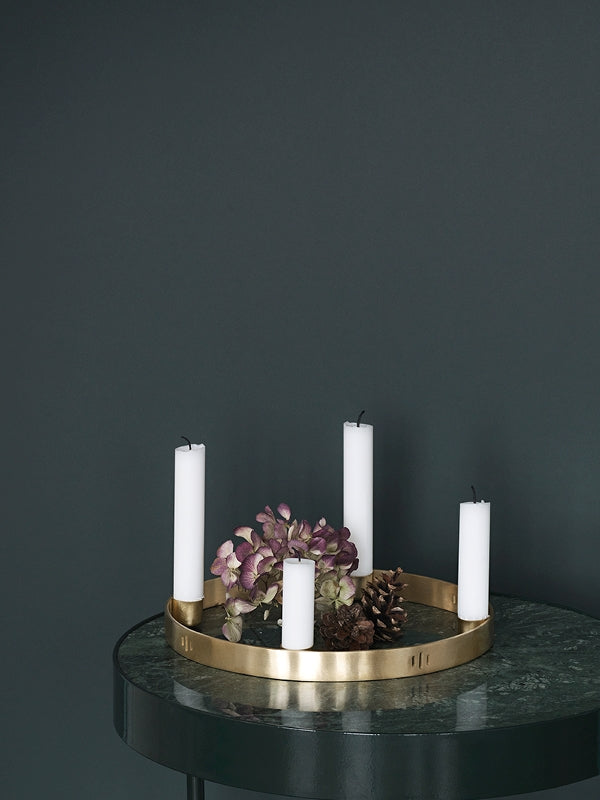Circle Candle Holder | Small | Brass | by ferm Living - Lifestory - ferm Living