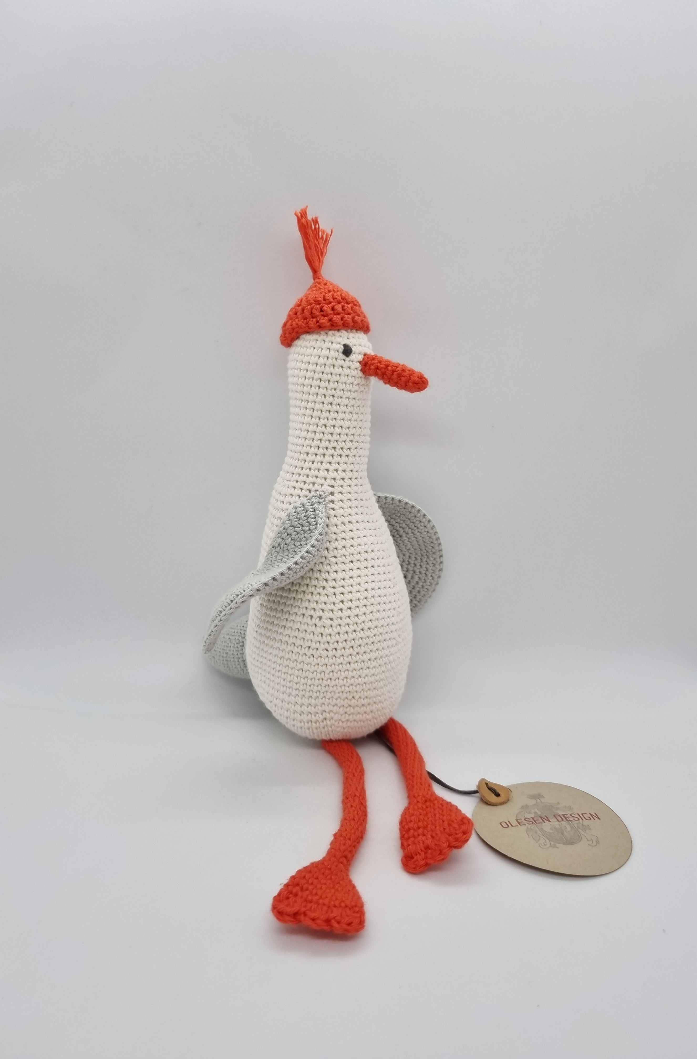 Seagull with A Wee Hat | Soft Toy | Large | by Olesen Design - Lifestory - Oelsen Design