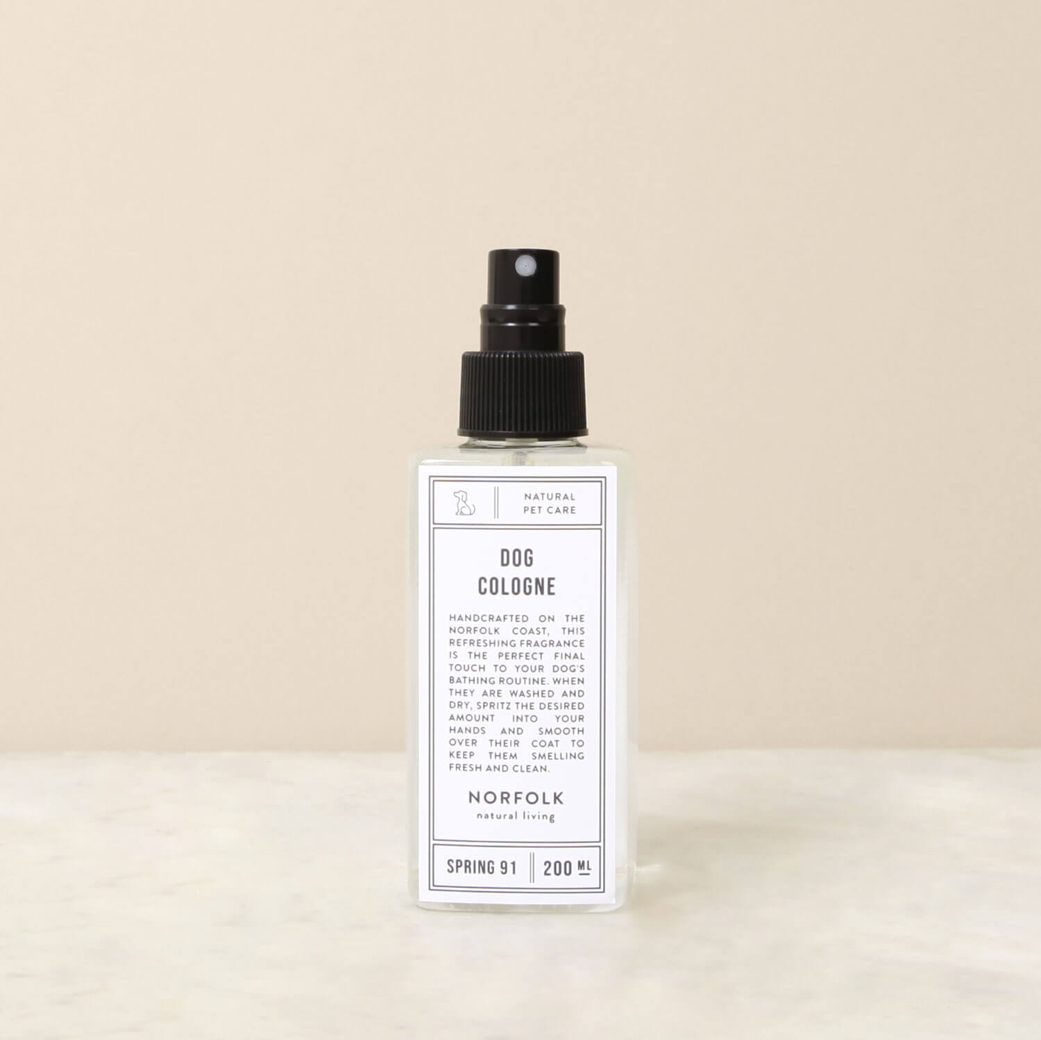 Dog Cologne | Spring 91 | 200ml | by Norfolk Natural Living - Lifestory - Norfolk Natural Living