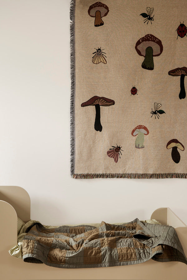 Forest Tapestry Blanket | Sand | by ferm Living - Lifestory - ferm LIVING