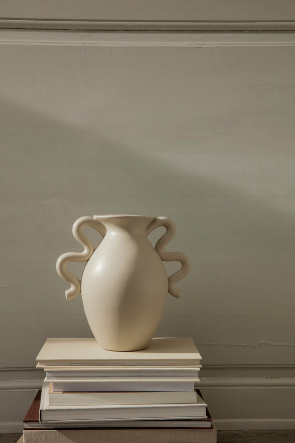 Verso Table Vase | Cream | by ferm Living - Lifestory - ferm LIVING