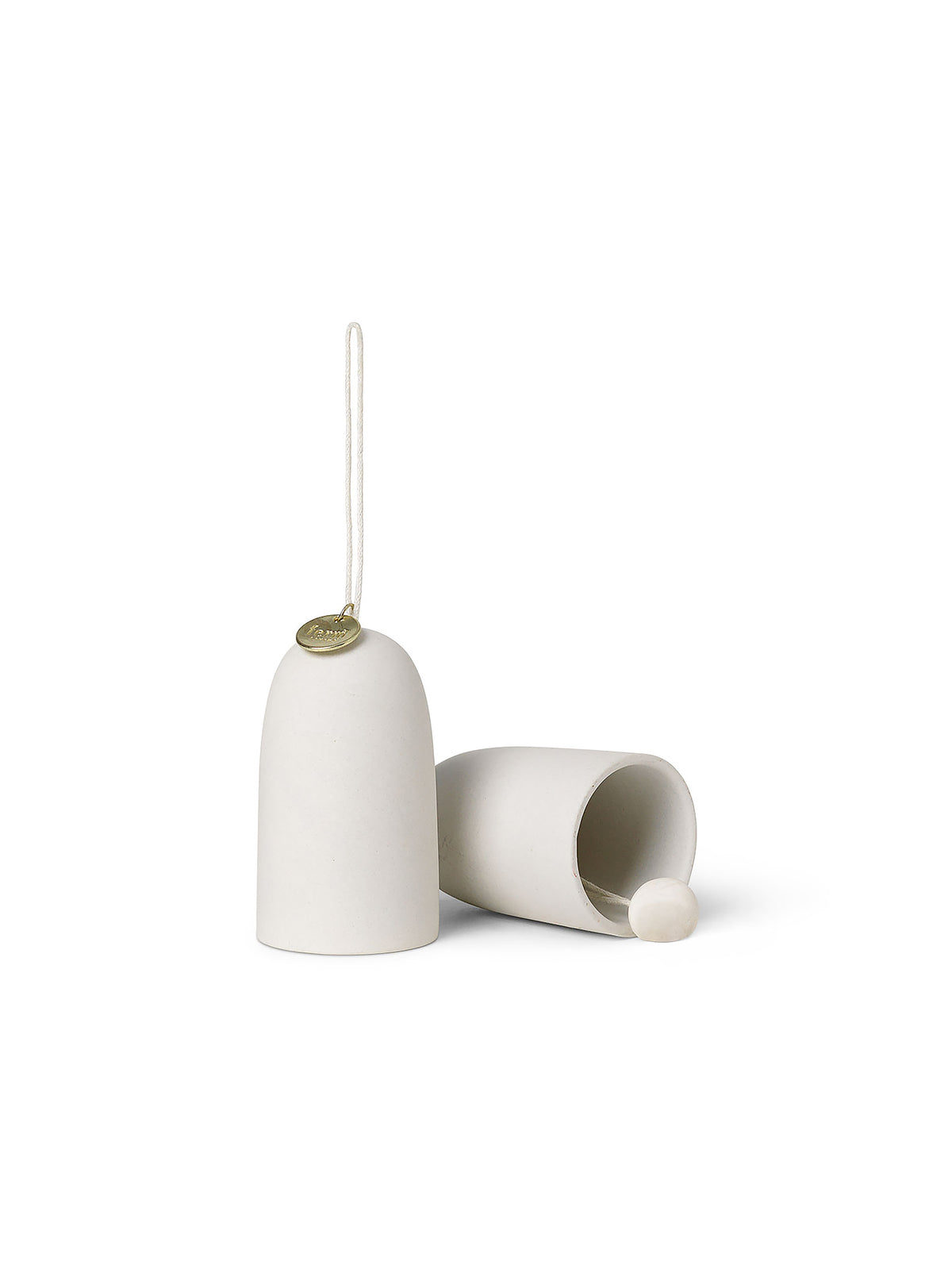 Bell Ornaments | Ceramic | Set of 2 | Off-White | by ferm Living - Lifestory - ferm Living