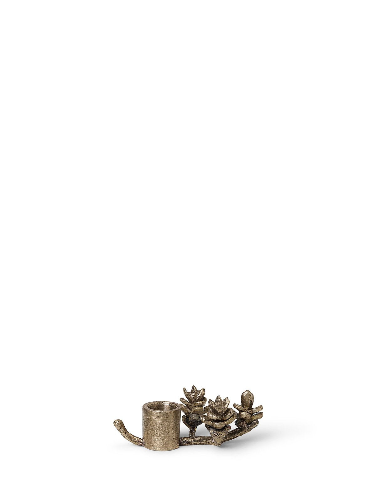Forest Candle Holder | Black Brass | Fits Pencil Candle - Lifestory - ferm Living