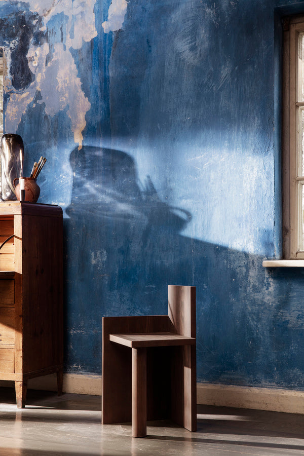 UTA Piece | Dark Oiled Pinewood Table/Stool | Versatile Furniture - Lifestory - ferm LIVING