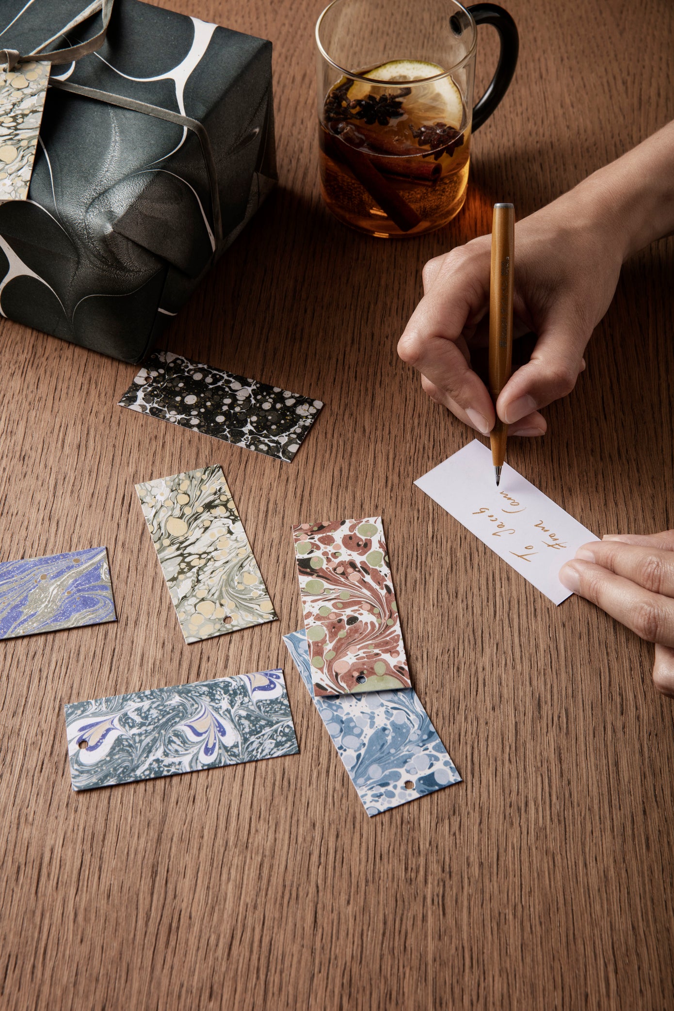 Marbling Gift Tags | Various Colours - Lifestory