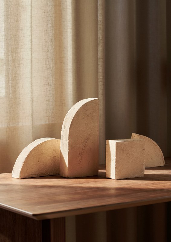 Shape Sculpture Set in Yellow | Clay | by Ferm Living - Lifestory - ferm LIVING