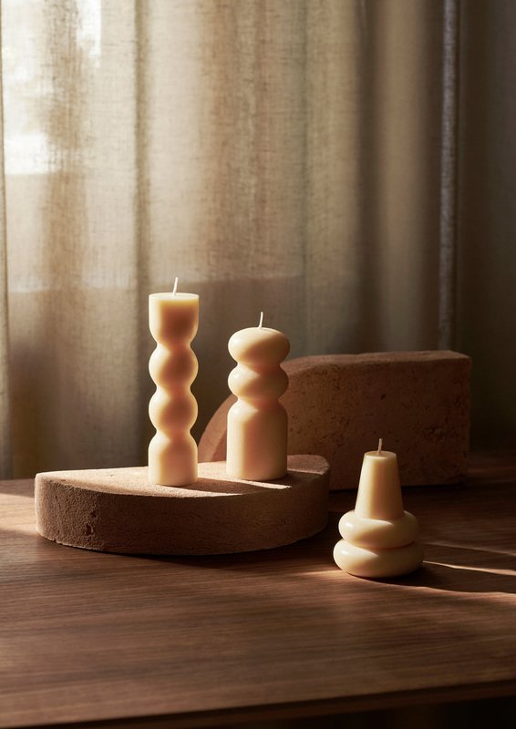 Shape Sculpture Set in Yellow | Clay | by Ferm Living - Lifestory - ferm LIVING