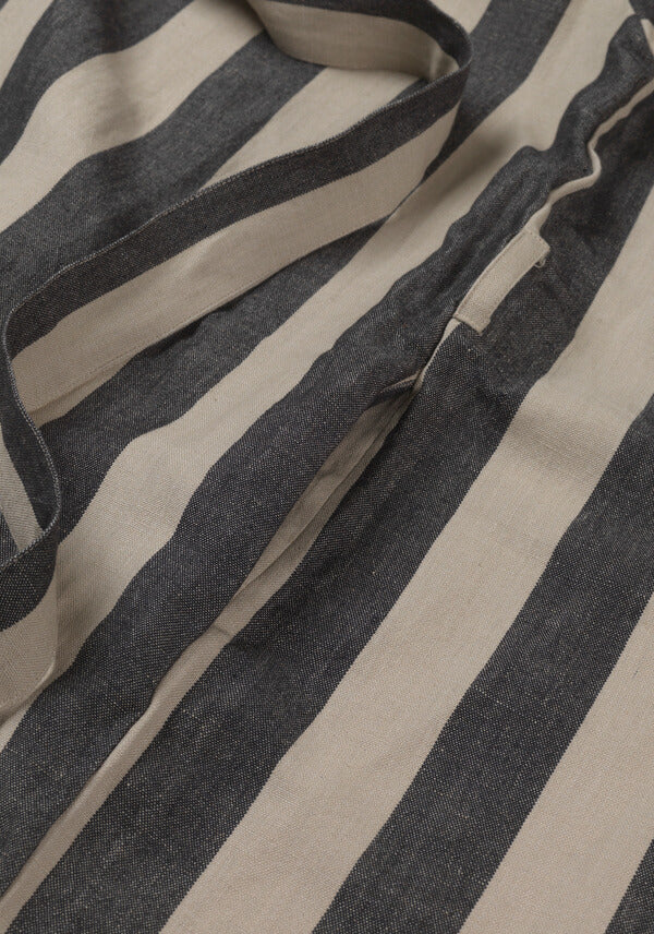 Field Robe | Sand with Black | Unisex | Linen - Cotton | by ferm Living - Lifestory - ferm LIVING