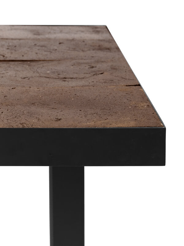 Flod Café Table | Mocha & Black | by ferm Living - Lifestory - ferm LIVING