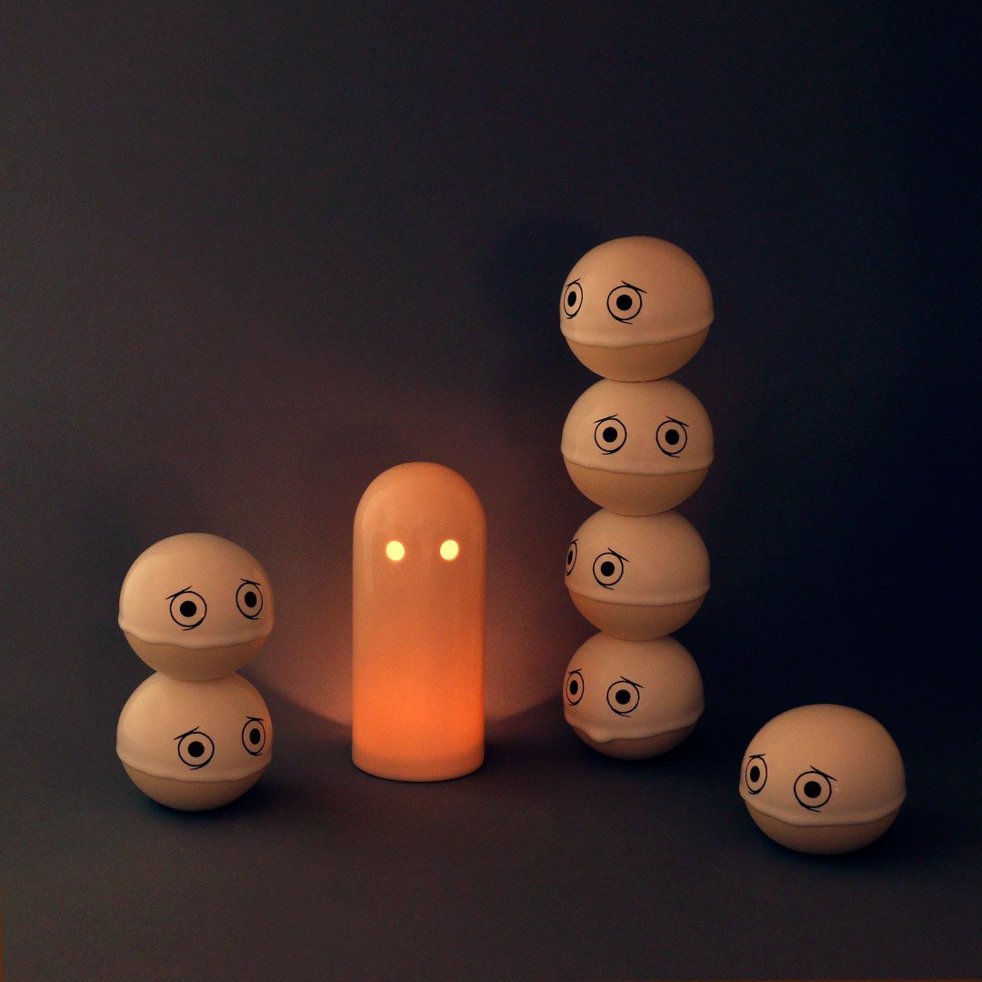 Ghost Light Tealight Candle Holder - Lifestory - Studio Arhoj