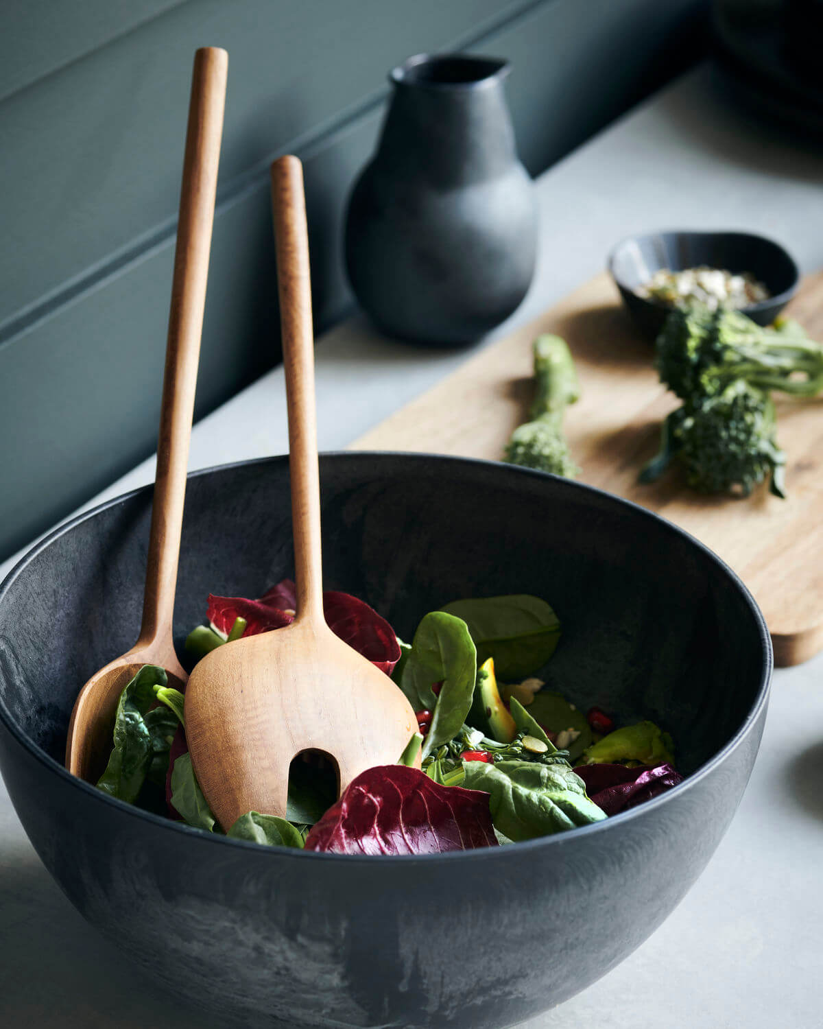 Salad Servers | Grabi | Teak | by House Doctor - Lifestory - House Doctor