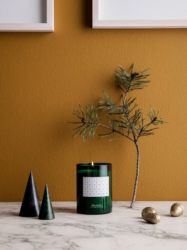 Scented Christmas candle - White - by ferm Living - Lifestory - ferm Living