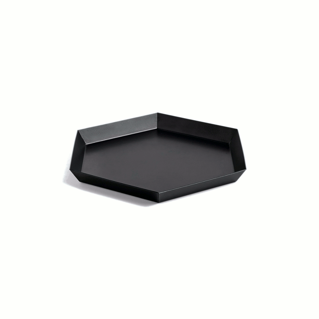 Kaleido Tray | Small | Black | by HAY - Lifestory - HAY
