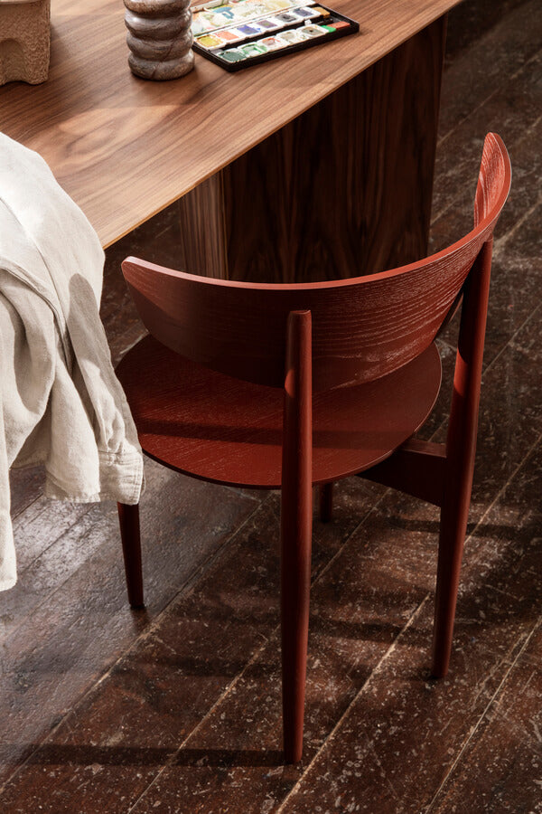 Herman Wooden Dining Chair | Red Brown | by ferm Living - Lifestory - ferm LIVING