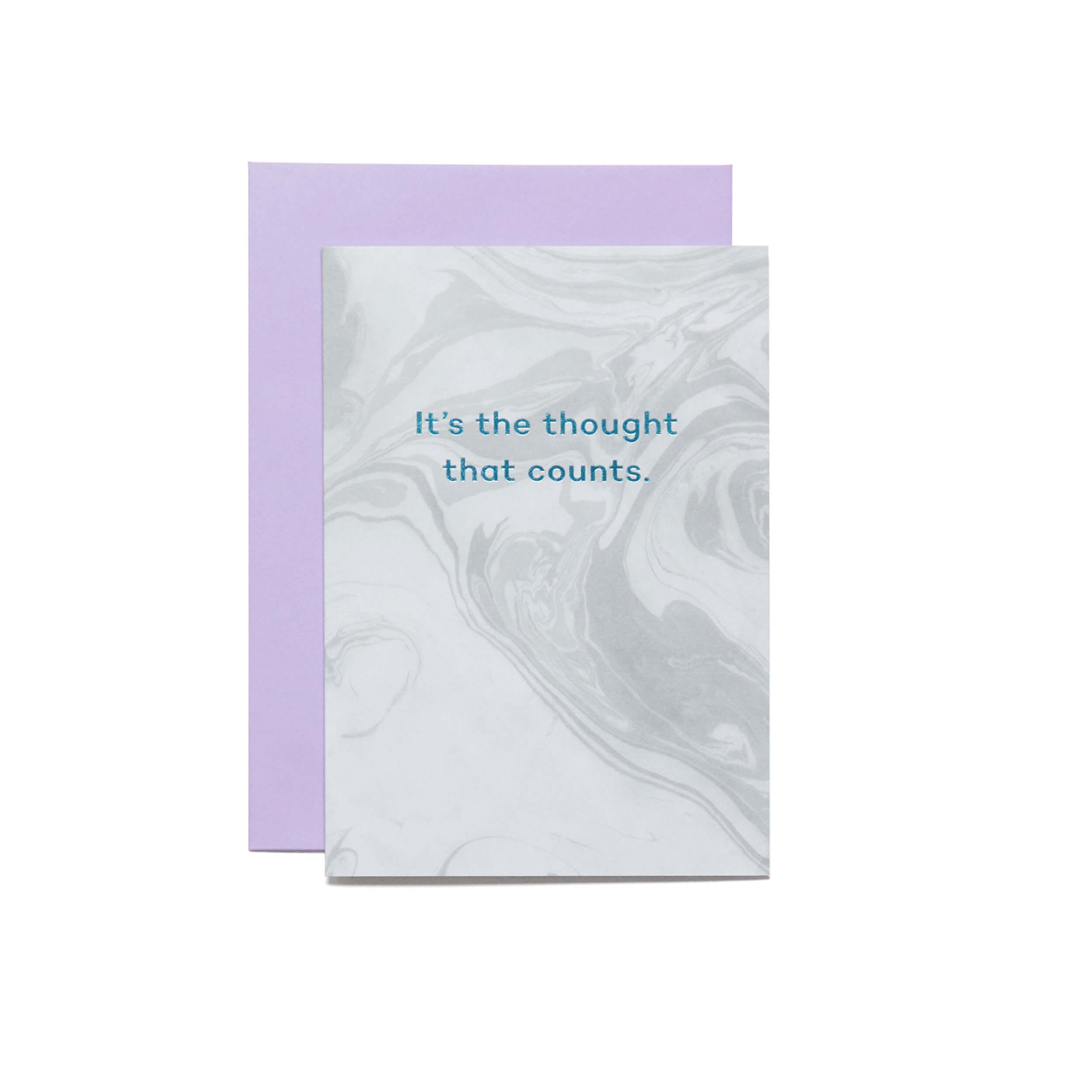 It's the thought that counts. | Card | by Mean Mail - Lifestory - Mean Mail