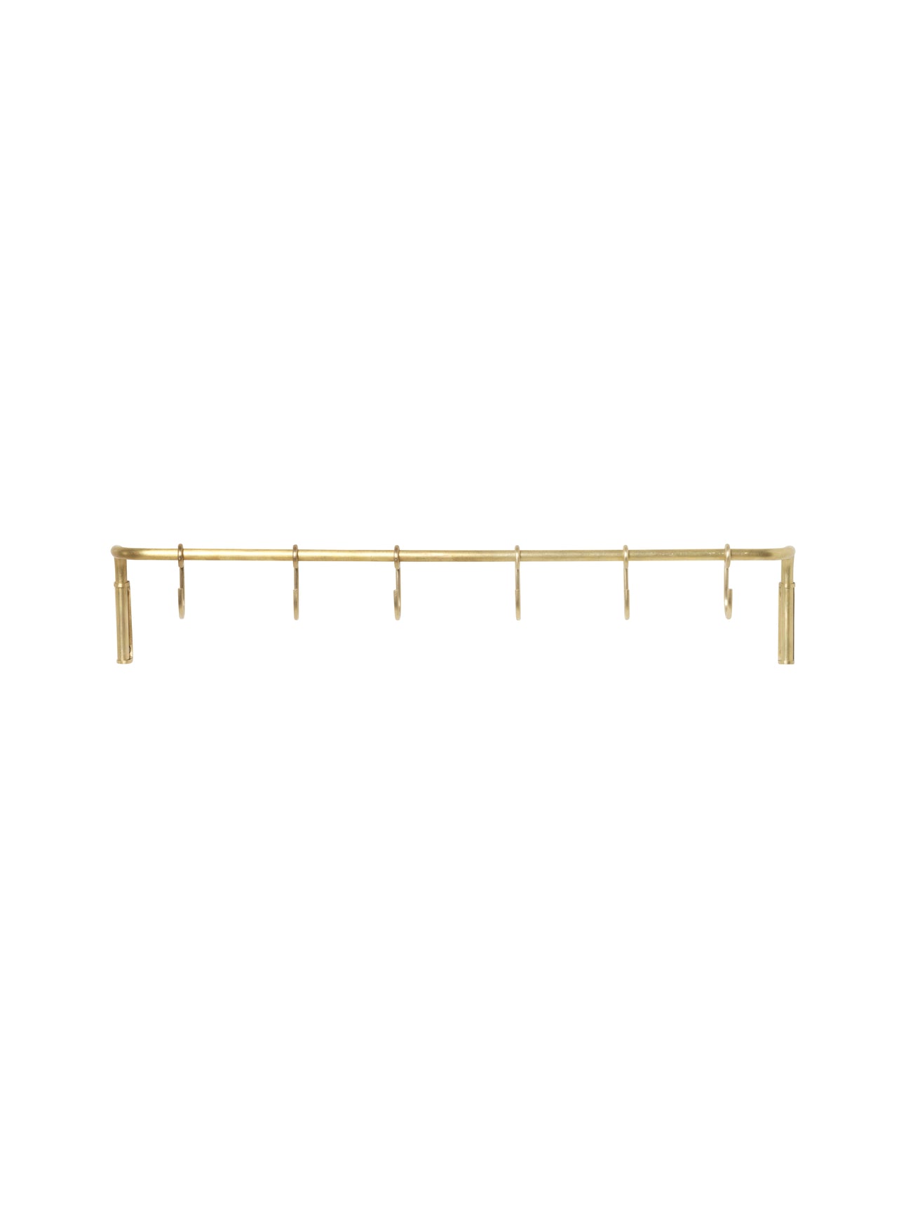 Kitchen Rod Incl. 6 Hooks | Brass | by ferm Living - Lifestory - ferm LIVING