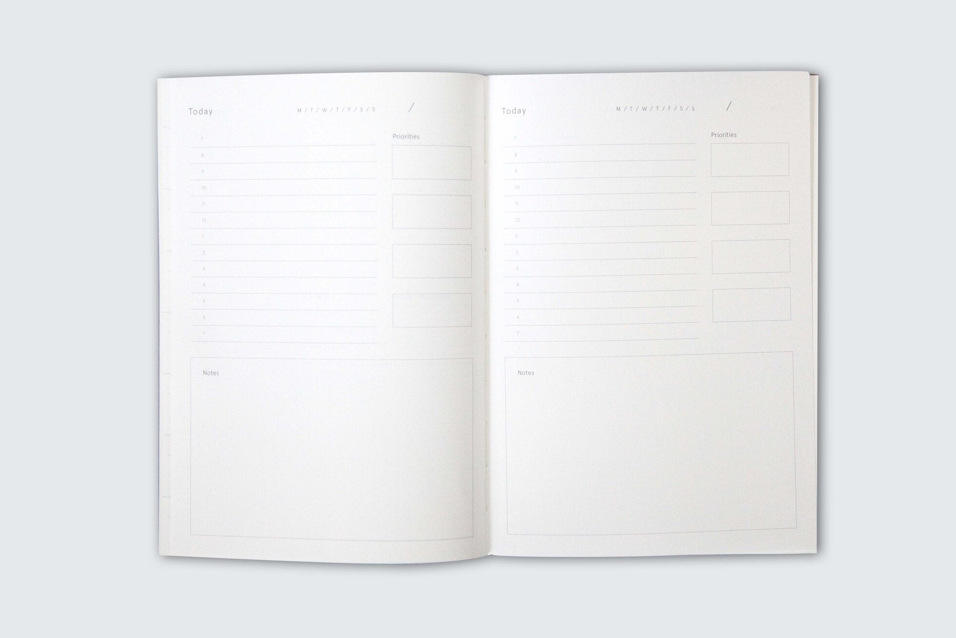 Ltd Edition Layflat Daily Planner | A5 | Sophie Print | Blue/Green | by Ola - Lifestory - ola