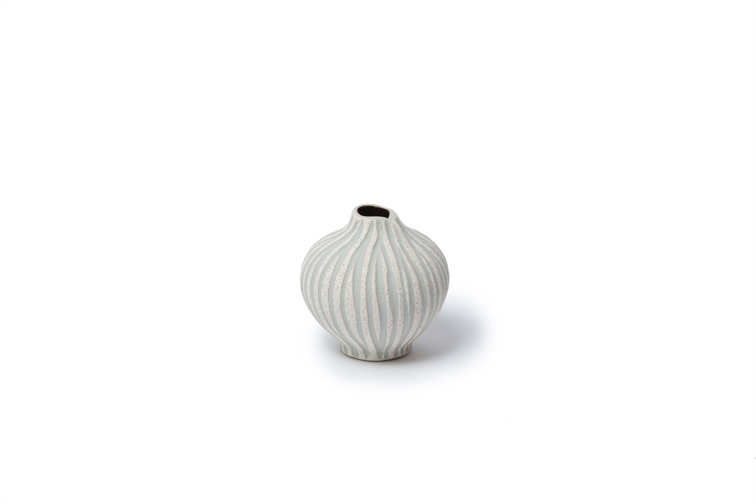 Line Vase | Small | Sand White Stone Stripe | by Lindform - Lifestory - Lindform