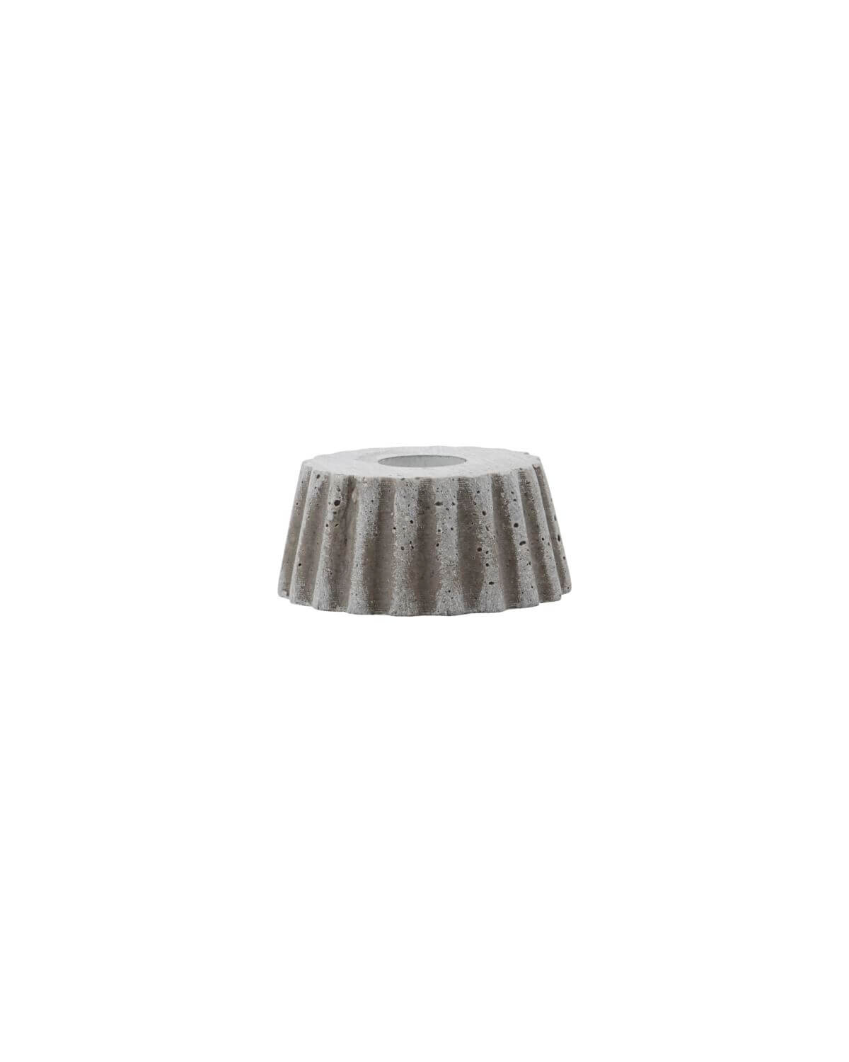 Mold Bake | 7cm Candle Holder | Grey | by House Doctor - Lifestory - House Doctor