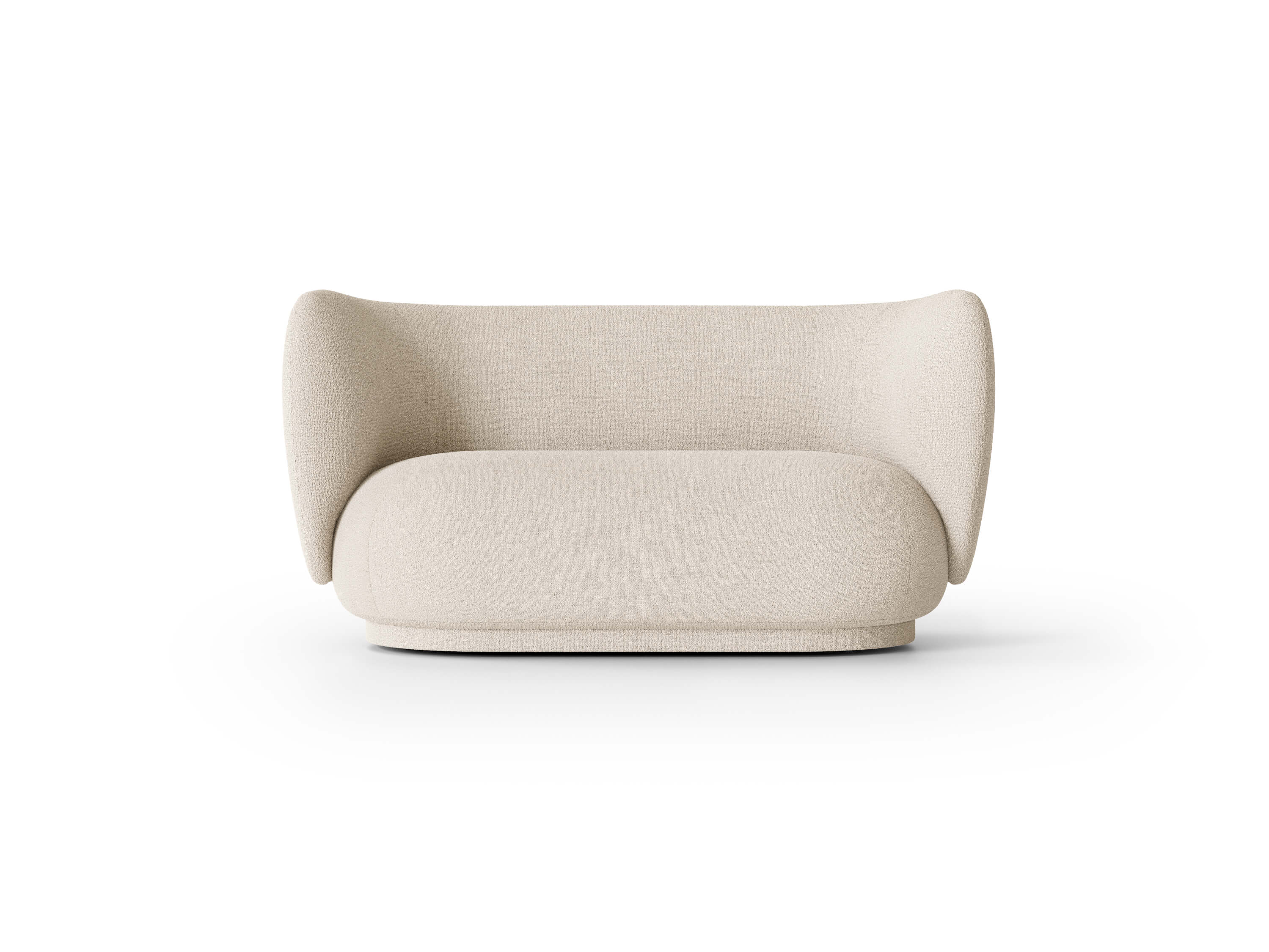 Rico Sofa | 2 Seater | Bouclé Fabric | Various Colours | by ferm Living - Lifestory - ferm Living