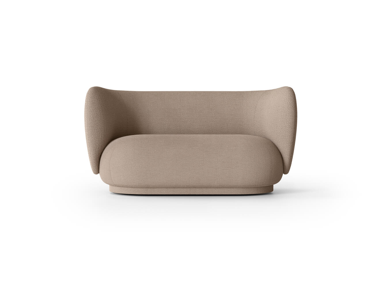 Rico Sofa | 2 Seater | Bouclé Fabric | Various Colours | by ferm Living - Lifestory - ferm Living