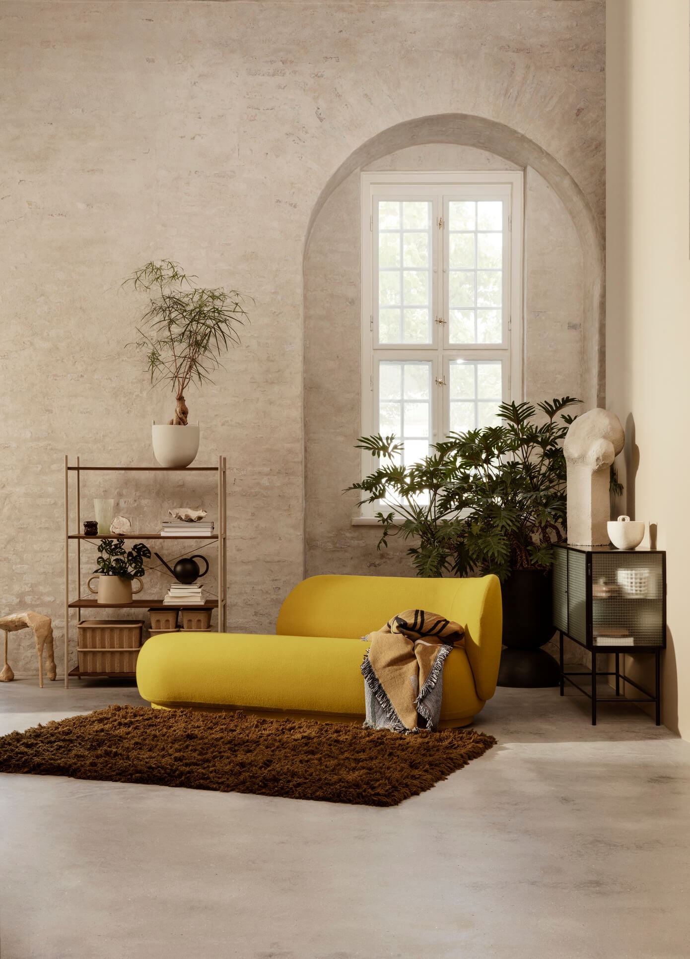 Rico Divan | Off-White Bouclé - Other Fabrics Available | by ferm Living - Lifestory - ferm Living