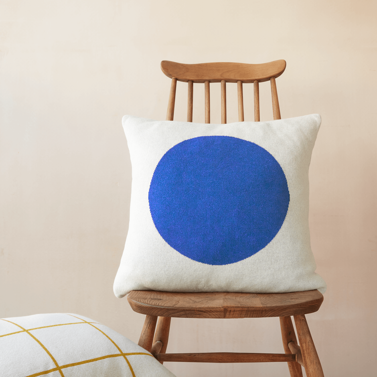 Runda Cushion | Cobalt | Cotton & Duck Feather | by Sophie Home - Lifestory - Sophie Home