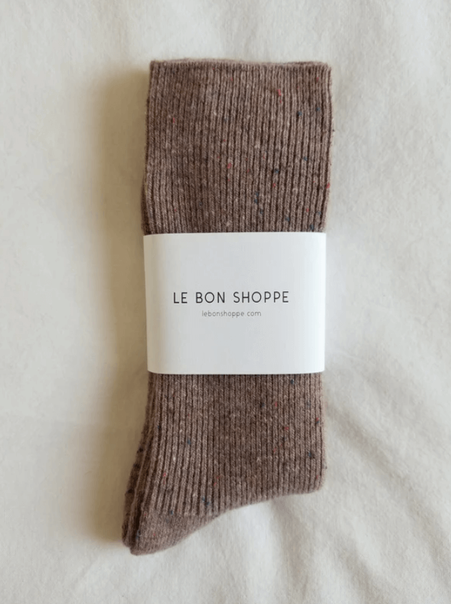 Snow Socks | Mauve | by Le Bon Shoppe - Lifestory - Le Bon Shoppe