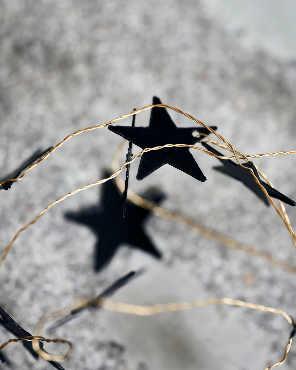 Star Garland | Black Antique | 1.5m | by House Doctor - Lifestory - House Doctor