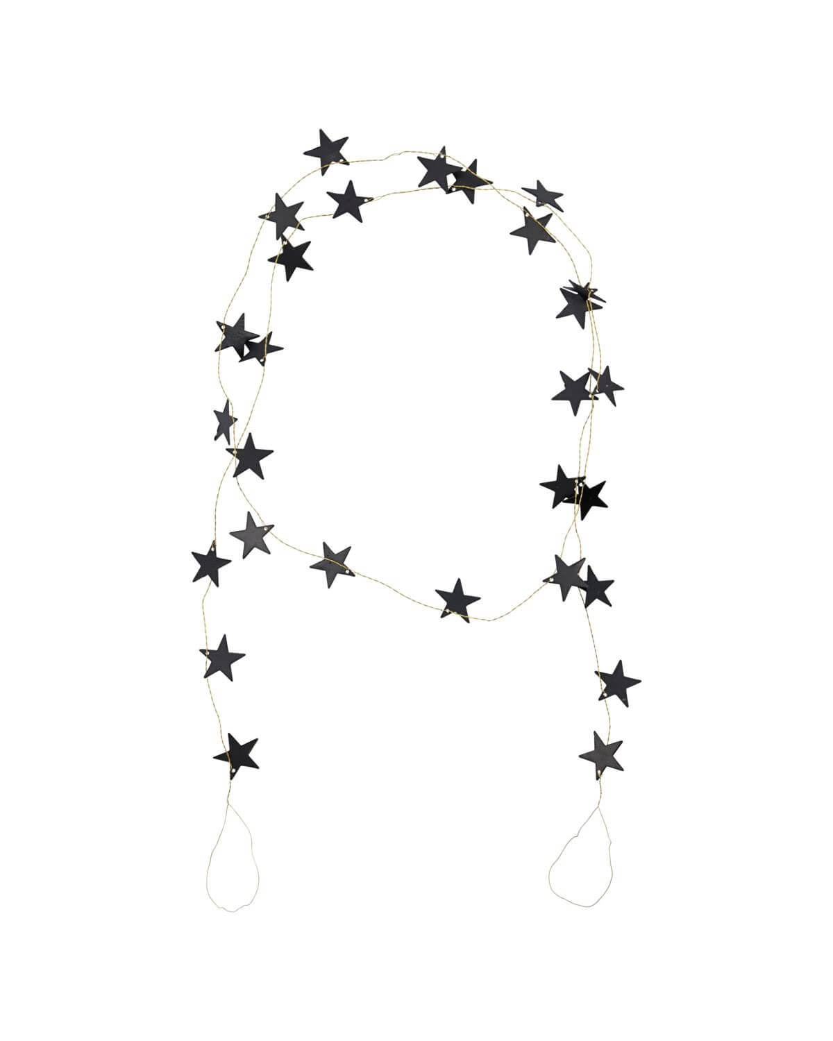 Star Garland | Black Antique | 1.5m | by House Doctor - Lifestory - House Doctor
