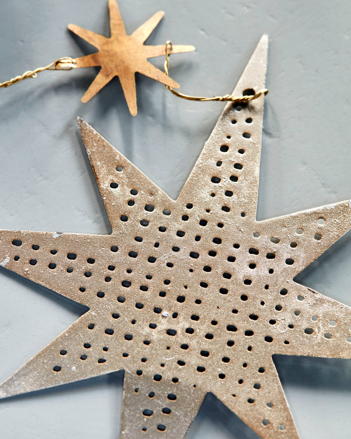 Star with Star - Ornaments | Set of 2 | Antique Silver | by House Doctor - Lifestory - House Doctor