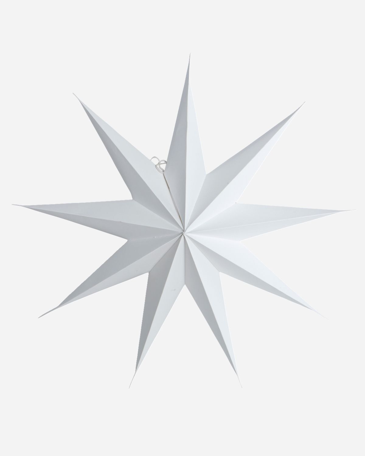 Star | Paper Star | 45cm with 9 Points | White or Light Grey - Lifestory - House Doctor