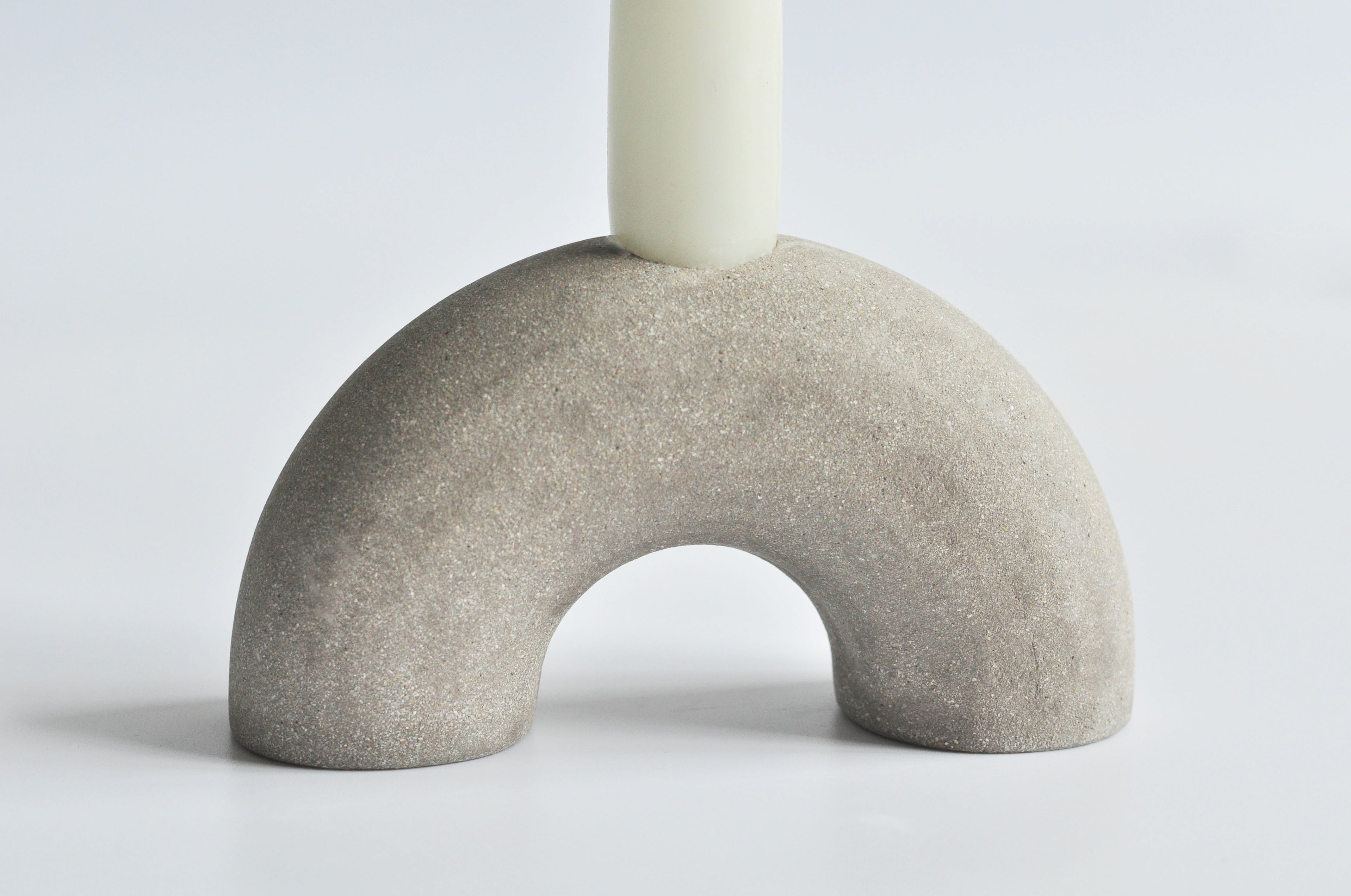 Arch Candle Holder | Grey | Handmade in Edinburgh | by Studio Brae - Lifestory - Studio Brae
