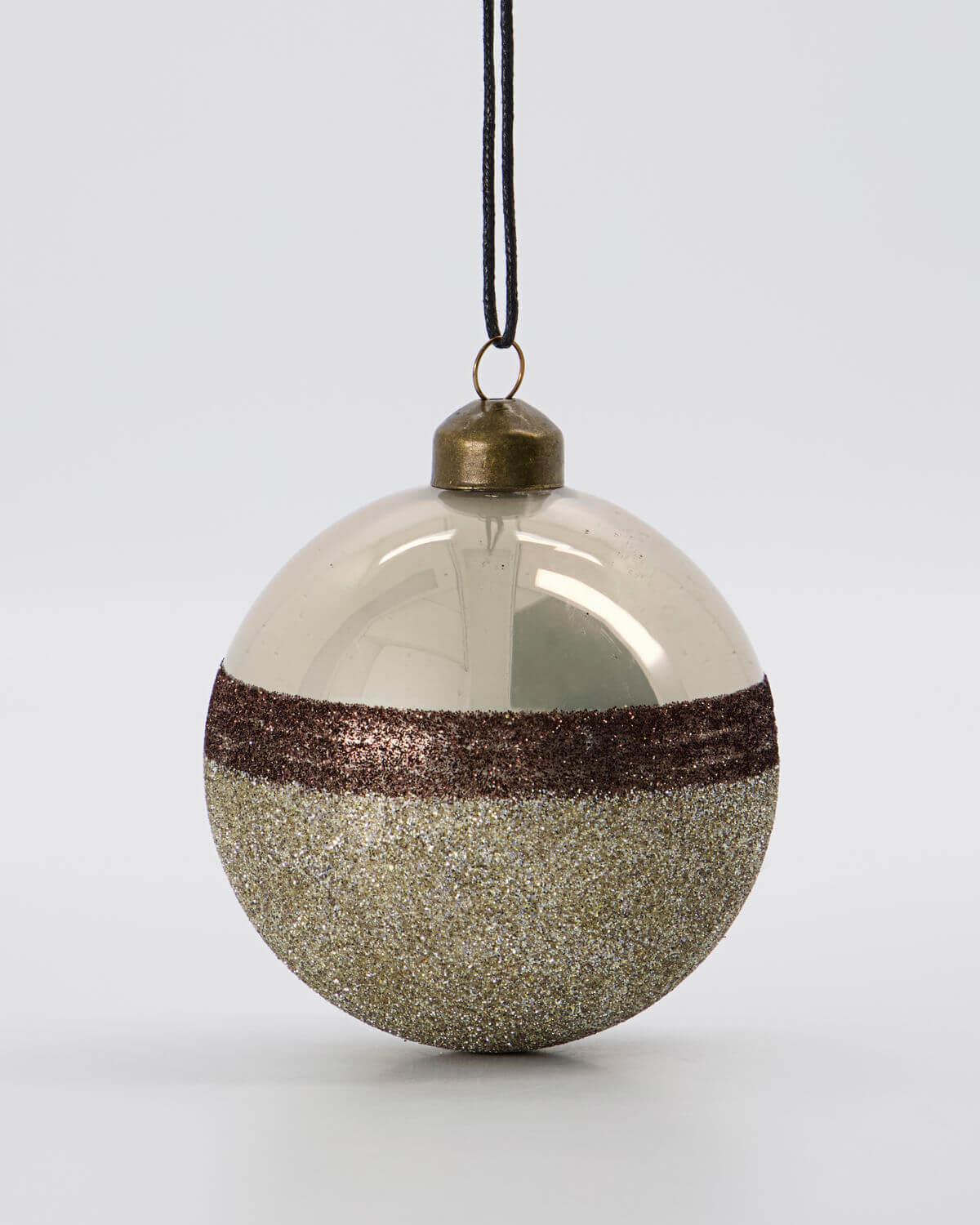 Stripe Ornament | Sand | Glass | by House Doctor - Lifestory - House Doctor