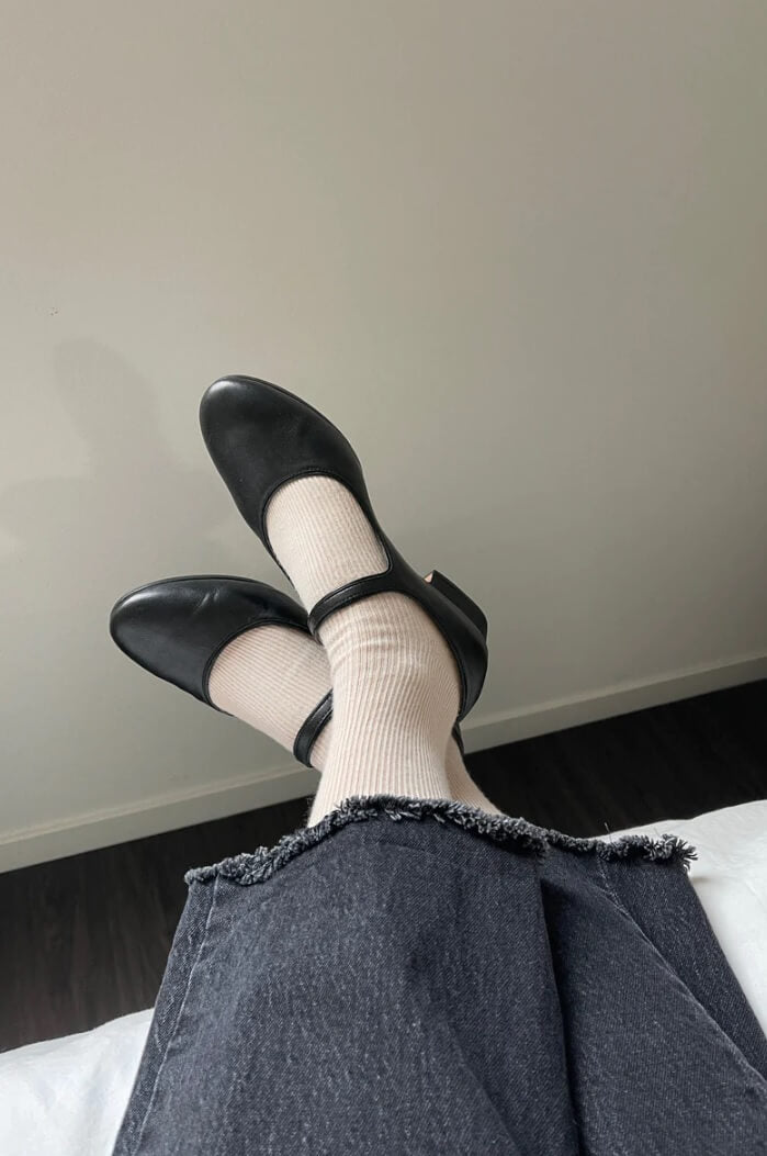 Trouser Socks | Eggnog | by Le Bon Shoppe - Lifestory - Le Bon Shoppe