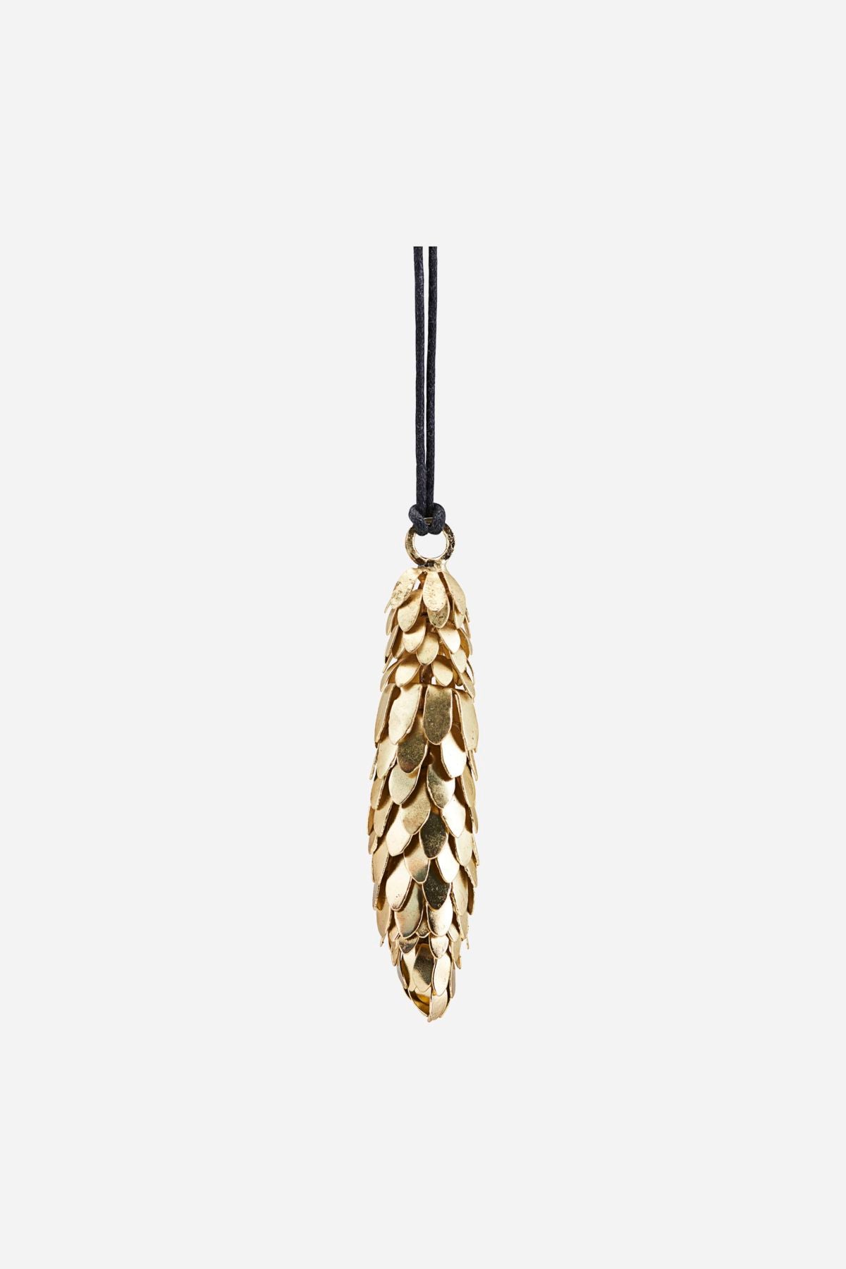 Brass Pine Cone Christmas Decoration | Medium - Lifestory - House Doctor